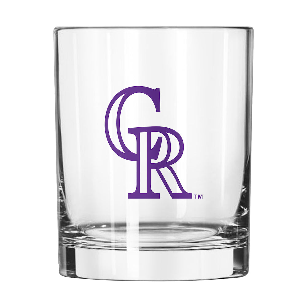 Colorado Rockies Rocks Glass