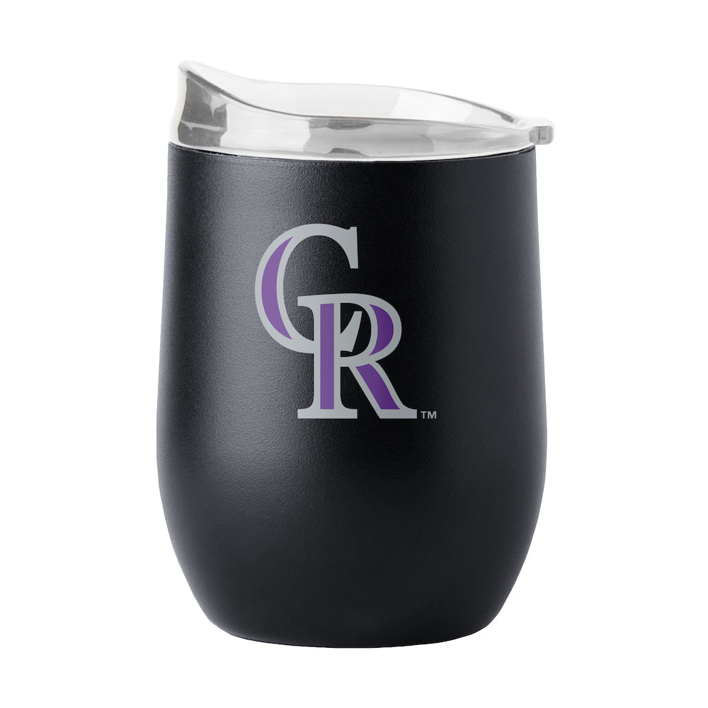 Colorado Rockies curved drink tumbler