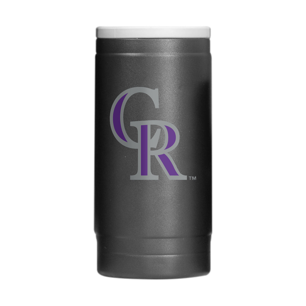 Colorado Rockies slim can cooler