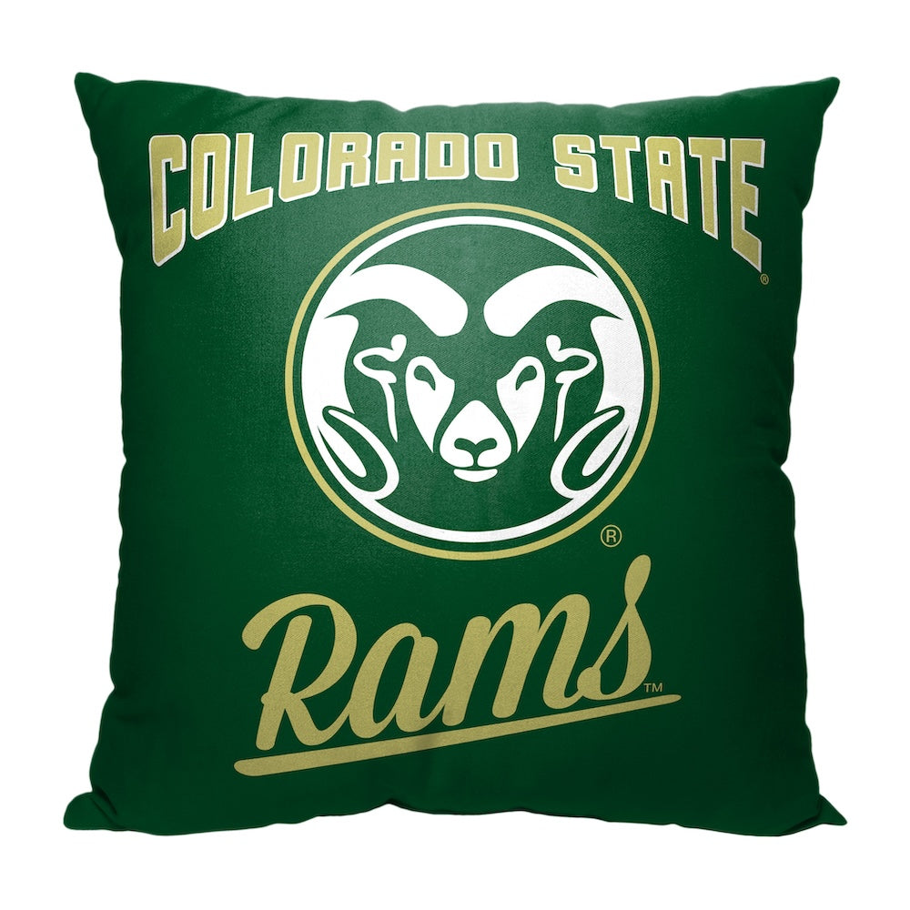Colorado State Rams OFFICIAL throw pillow
