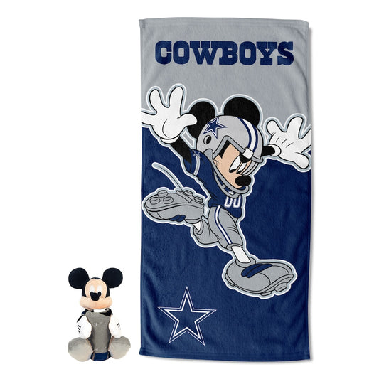 Dallas Cowboys Mickey Mouse Hugger and Towel
