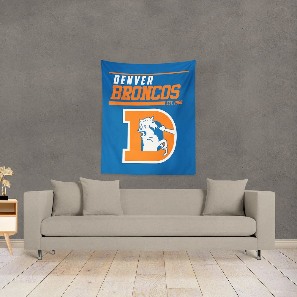 Denver Broncos Premium Throwback Wall Hanging 3