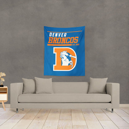 Denver Broncos Premium Throwback Wall Hanging 3