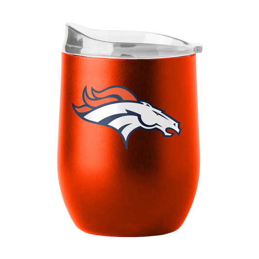 Denver Broncos curved drink tumbler