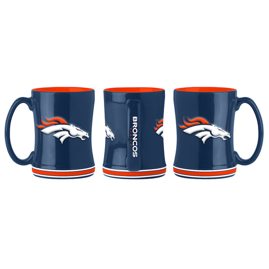 Denver Broncos relief coffee mug