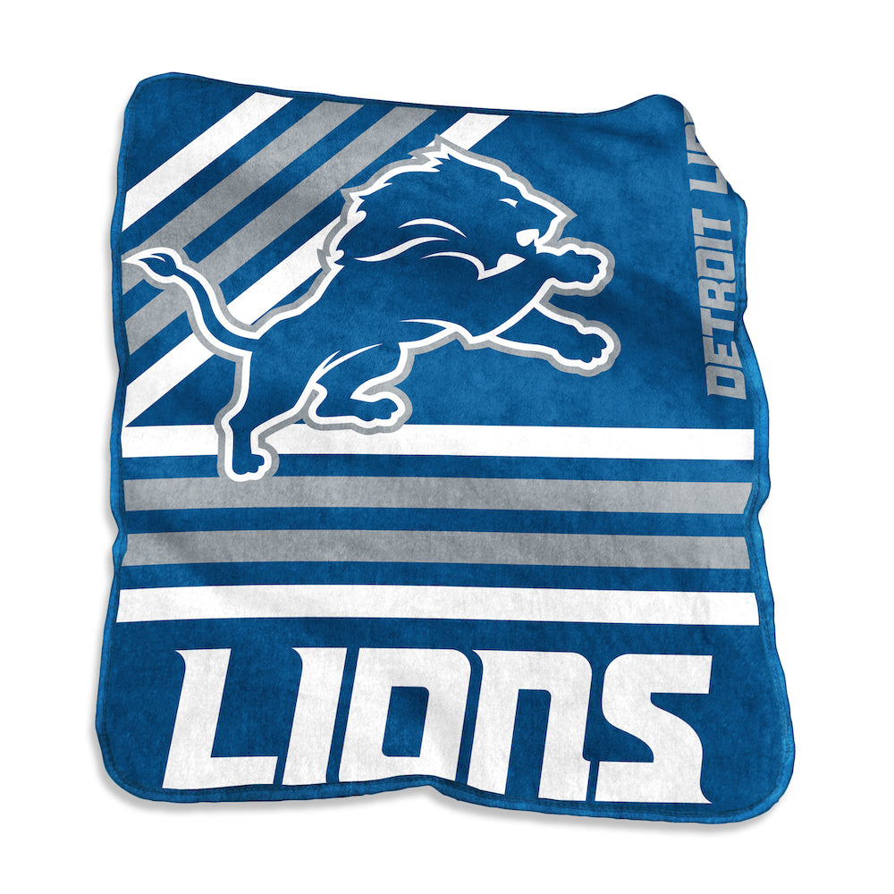 Detroit Lions Raschel throw blanket