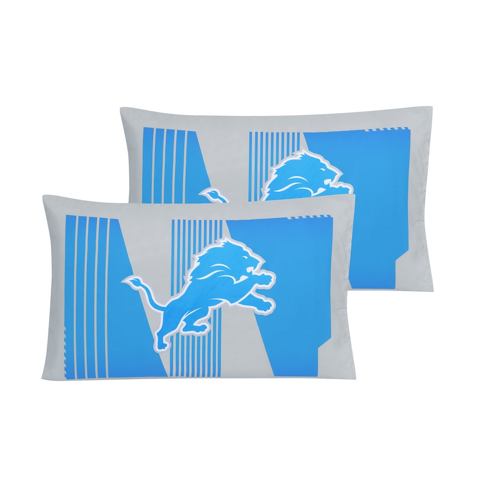 Detroit Lions pillow shams
