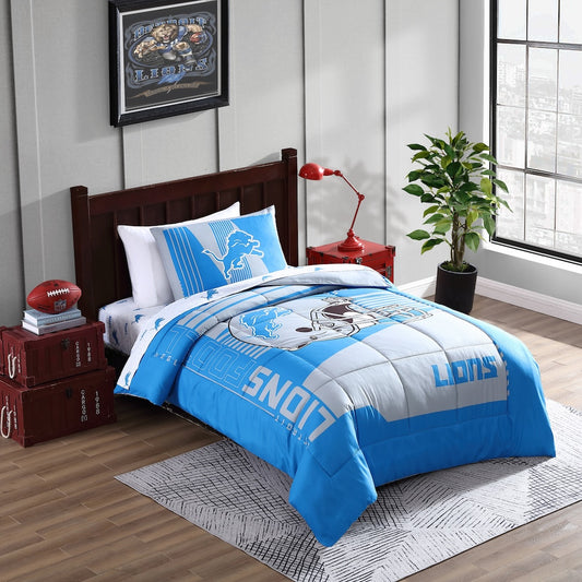 Detroit Lions twin size bed in a bag