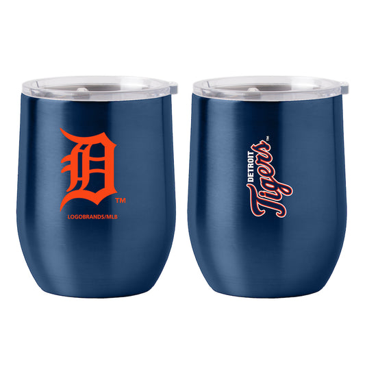 Detroit Tigers stainless steel curved drink tumbler