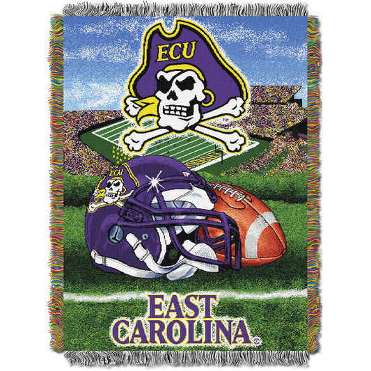 East Carolina Pirates woven home field tapestry