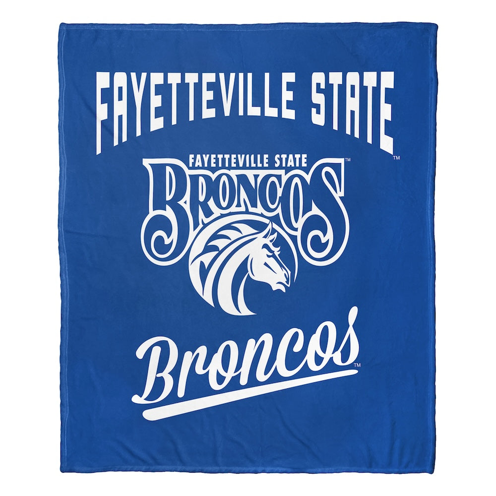 Fayetteville State Broncos official silk touch throw blanket