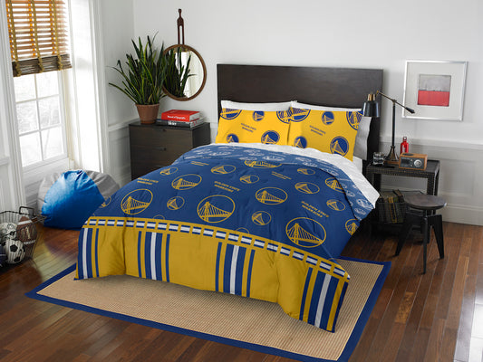 Golden State Warriors queen size bed in a bag