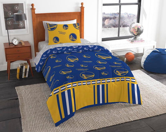 Golden State Warriors twin size bed in a bag