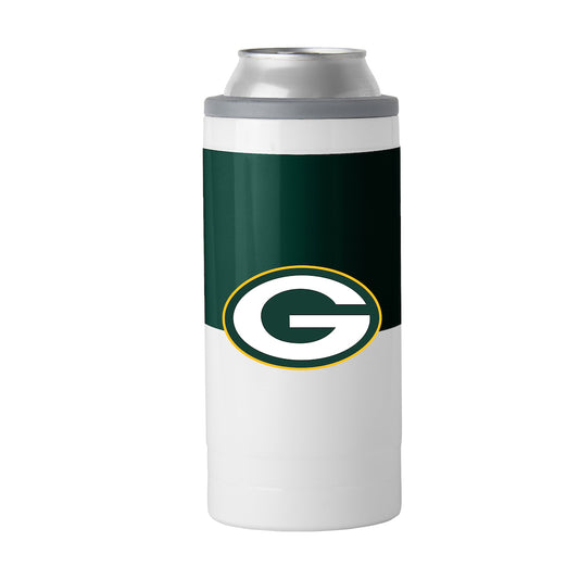 Green Bay Packers colorblock slim can coolie