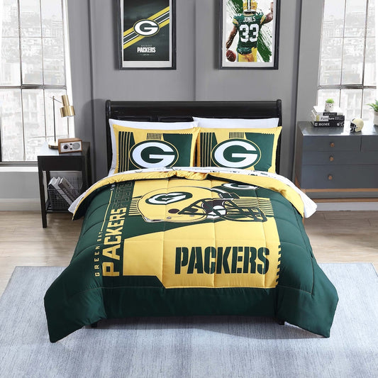 Green Bay Packers full size bed in a bag