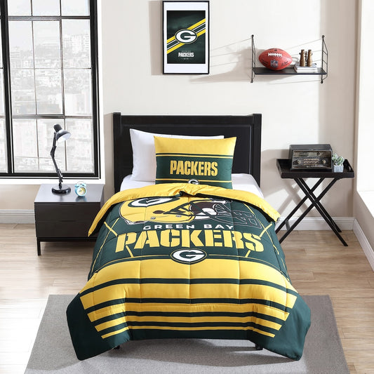 Green Bay Packers twin size comforter set