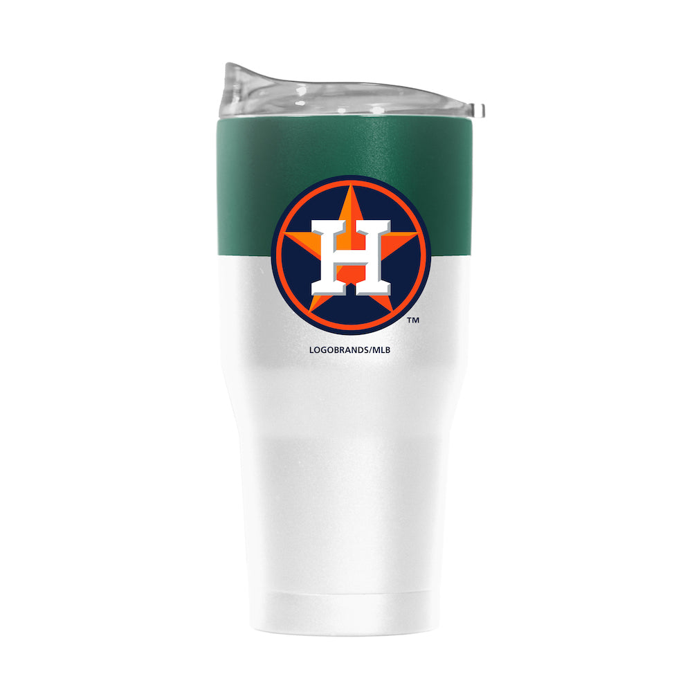Houston Astros 30 oz color block travel tumbler