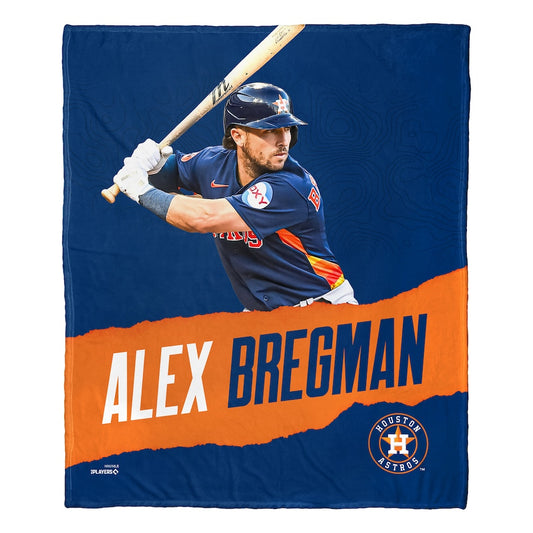 Houston Astros Alex Bregman silk touch throw blanket