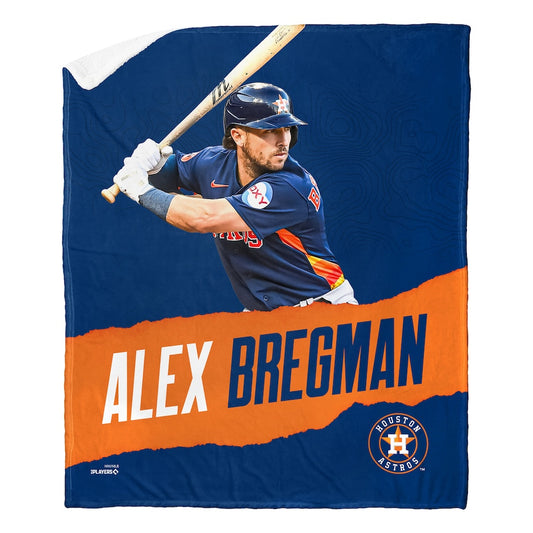 Houston Astros Alex Bregman Sherpa Blanket