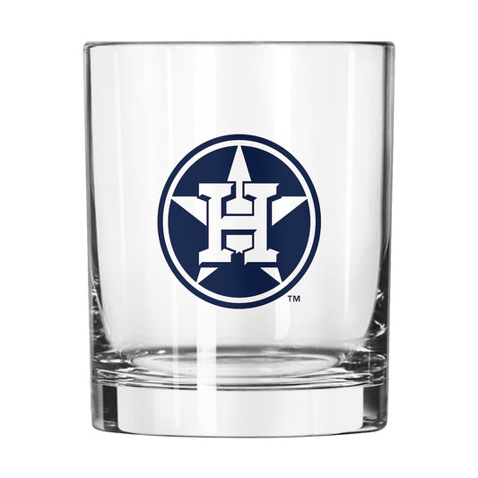Houston Astros Rocks Glass