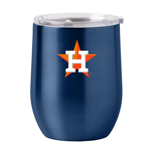 Houston Astros stainless steel curved drink tumbler