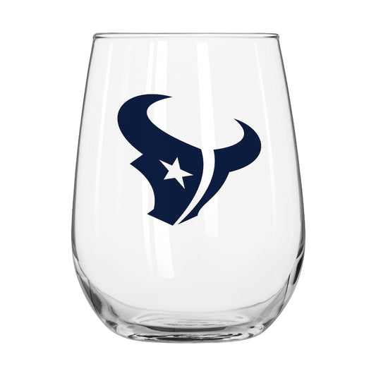 Houston Texans Stemless Wine Glass