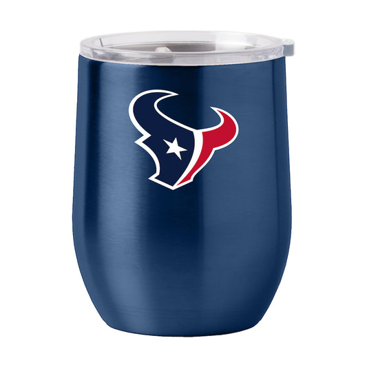 Houston Texans stainless steel curved drink tumbler