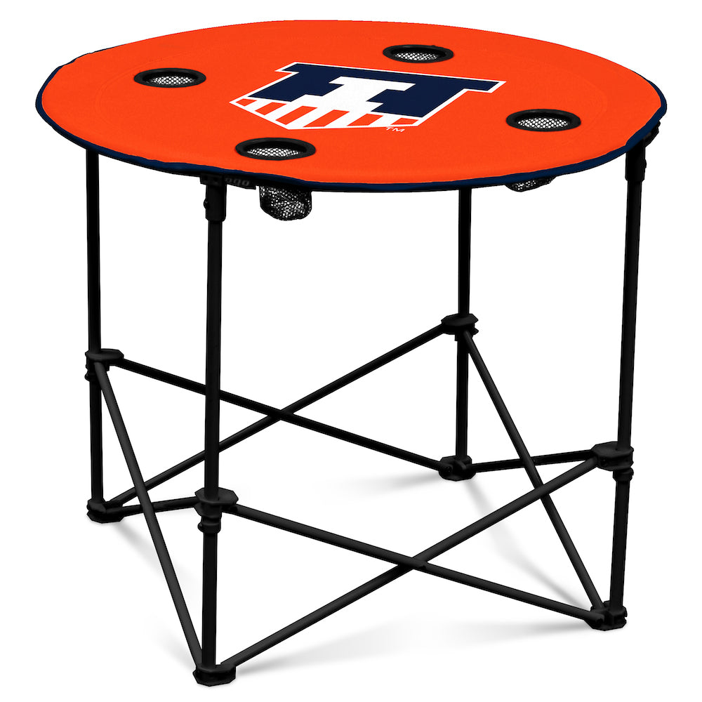 Illinois Fighting Illini outdoor round table