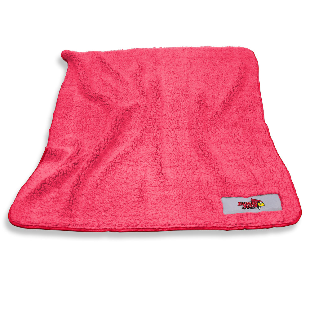 Illinois State Redbirds Color Frosty Fleece blanket