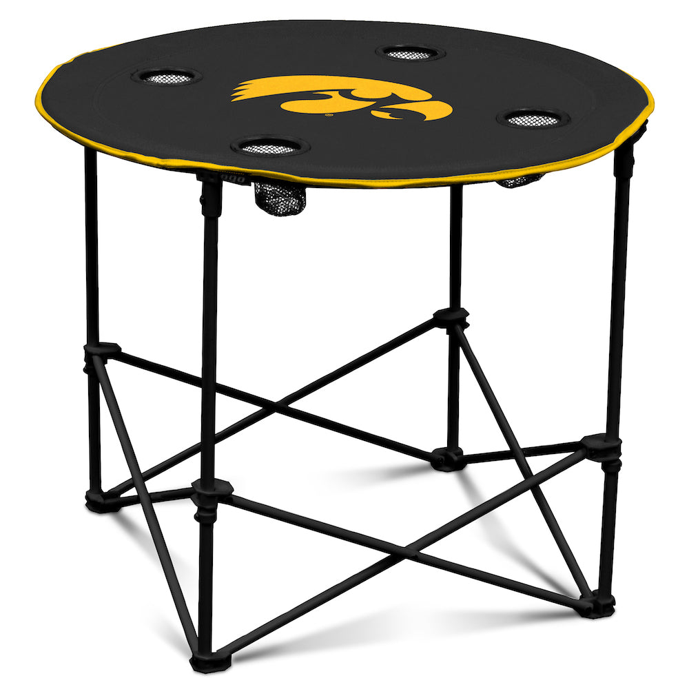 Iowa Hawkeyes outdoor round table