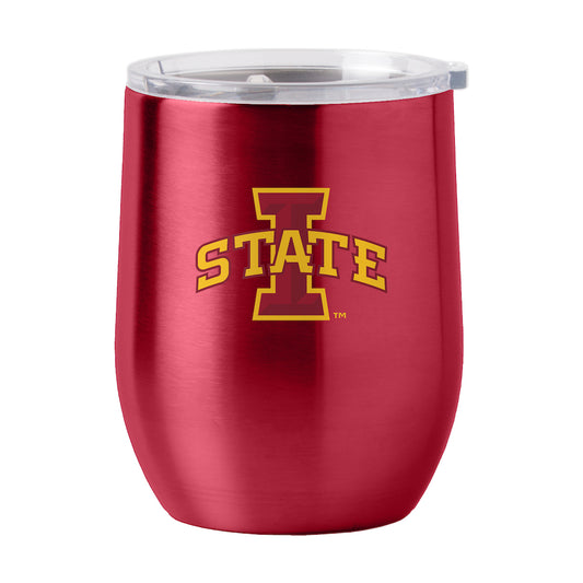 Iowa State Cyclones stainless steel curved drink tumbler