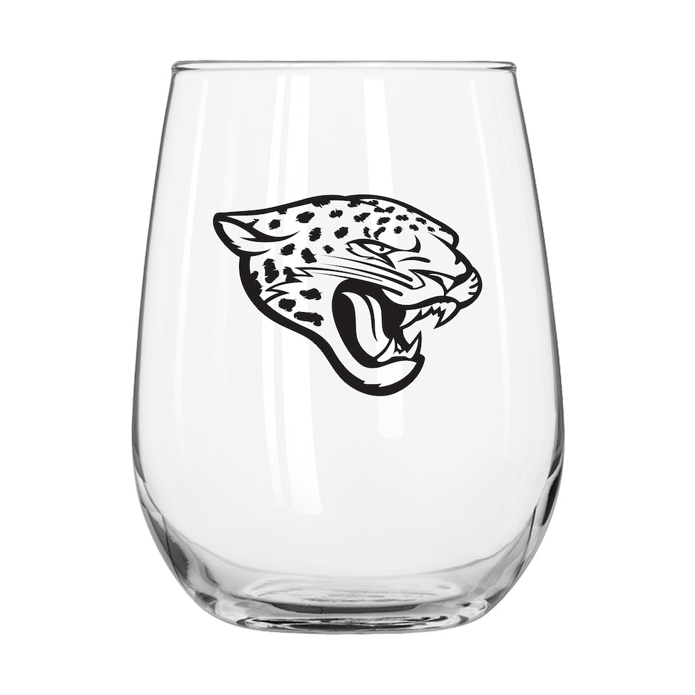 Jacksonville Jaguars Stemless Wine Glass