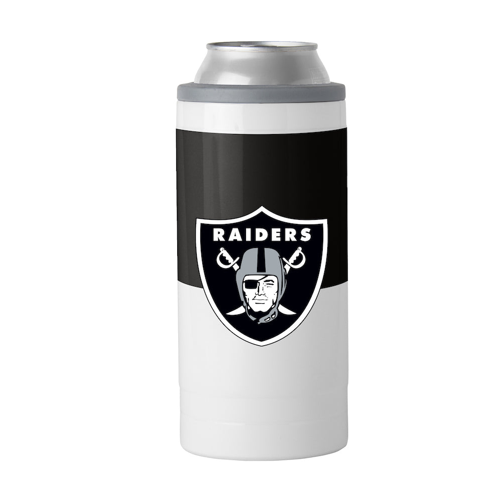 Las Vegas Raiders colorblock slim can coolie