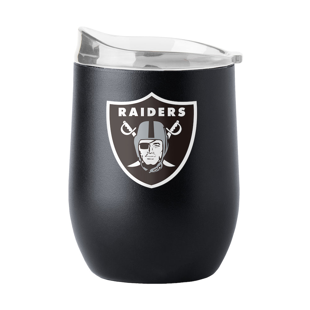 Las Vegas Raiders curved drink tumbler