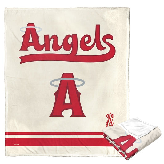 Los Angeles Angels CITY CONNECT silk touch throw blanket