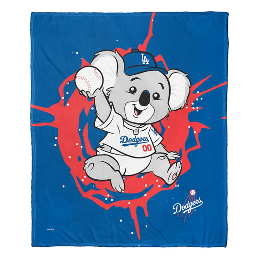 Los Angeles Dodgers MASCOT silk touch throw blanket