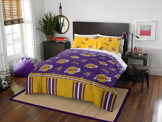 Los Angeles Lakers queen size bed in a bag