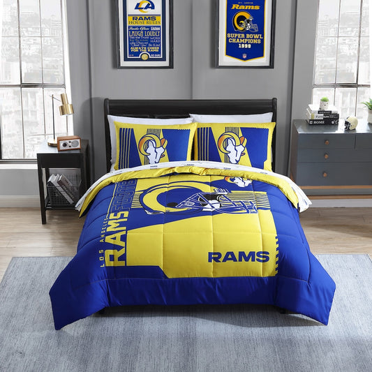 Los Angeles Rams full size bed in a bag
