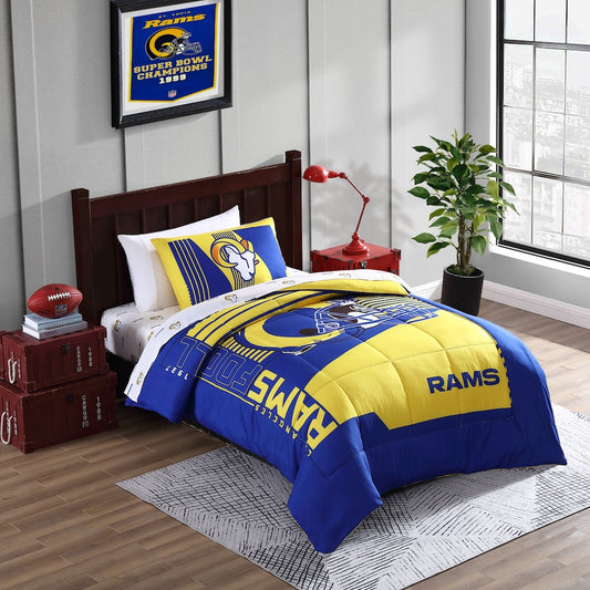 Los Angeles Rams twin size bed in a bag