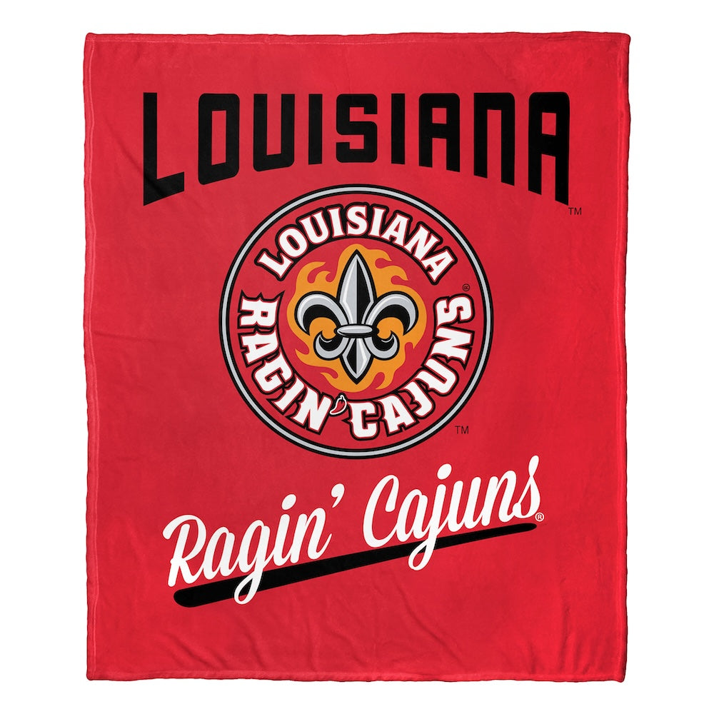 Louisiana Lafayette Ragin Cajuns official silk touch throw blanket