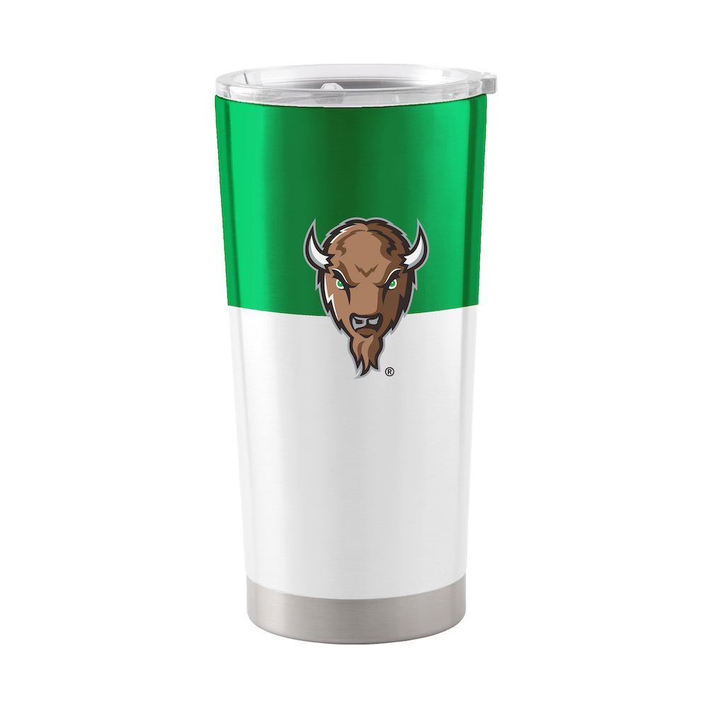 Marshall Thundering Herd 20 oz color block travel tumbler