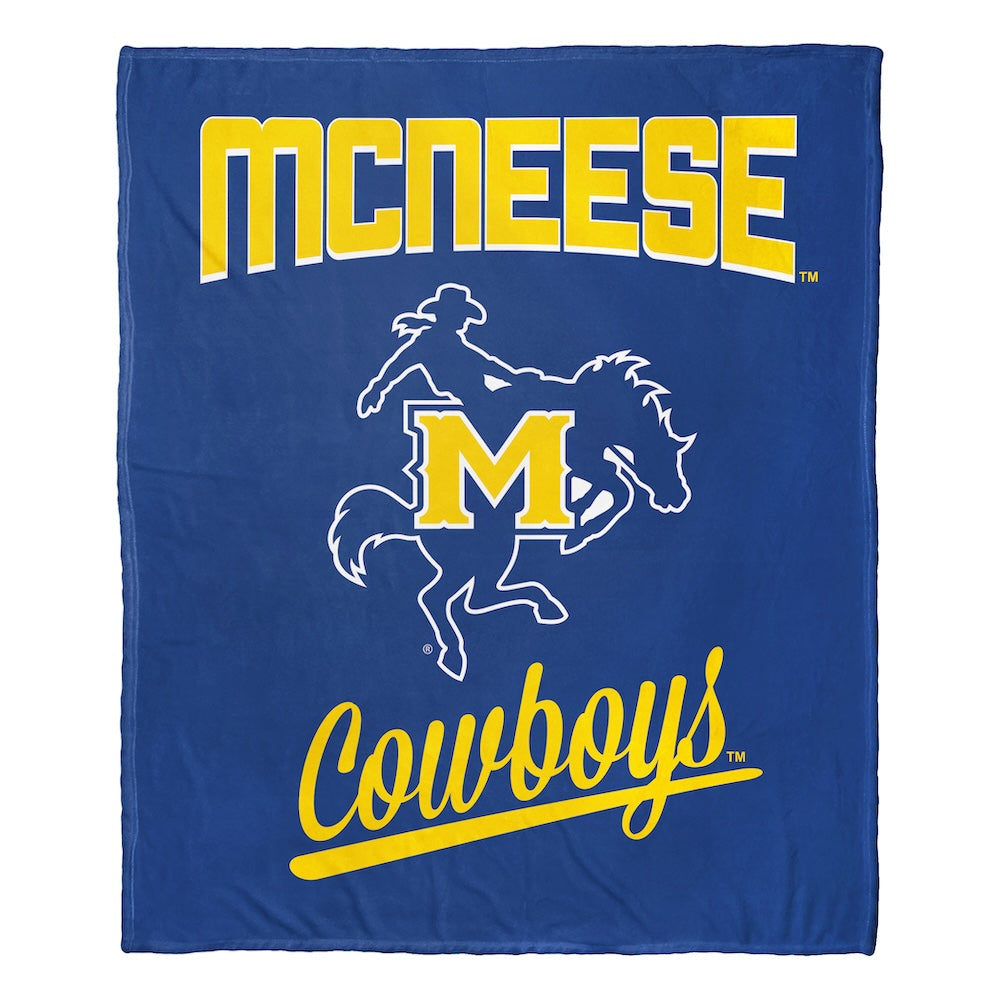 McNeese State Cowboys official silk touch throw blanket