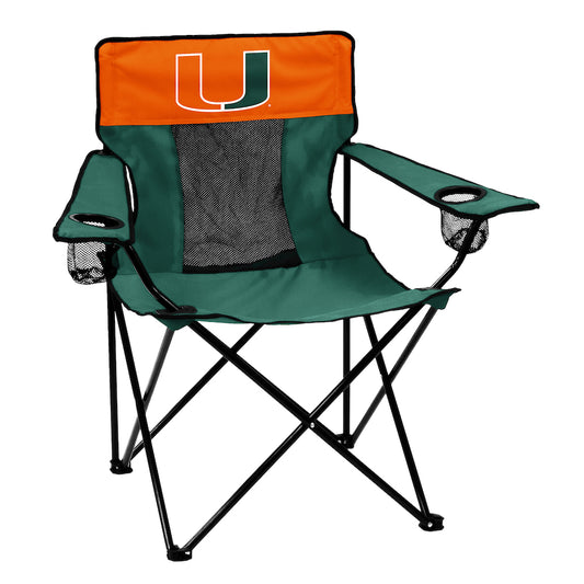 Miami Hurricanes Elite Folding Chair
