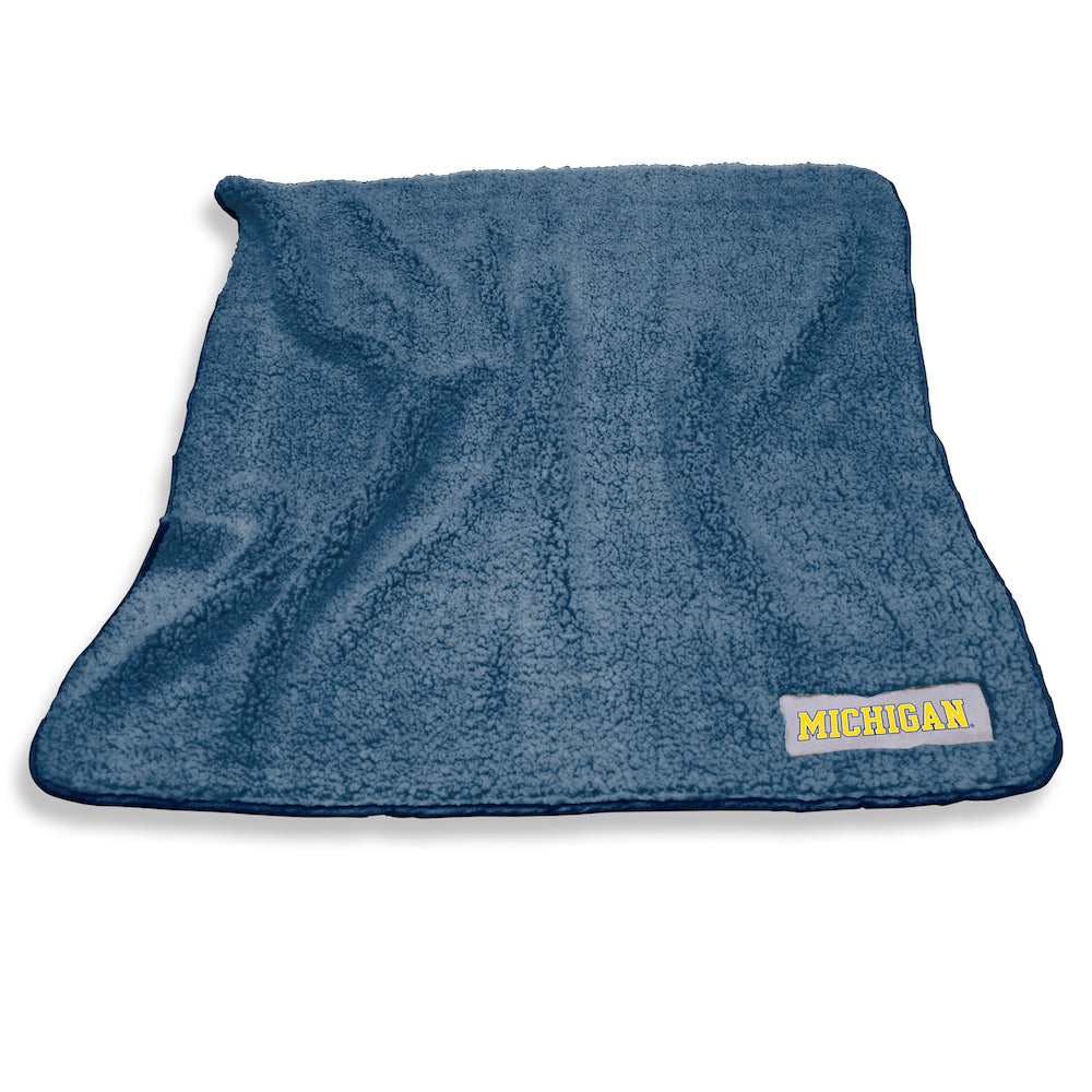 Michigan Wolverines Color Frosty Fleece blanket