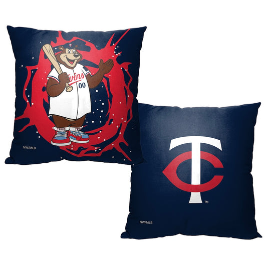 Minnesota Twins MASCOT throw pillow