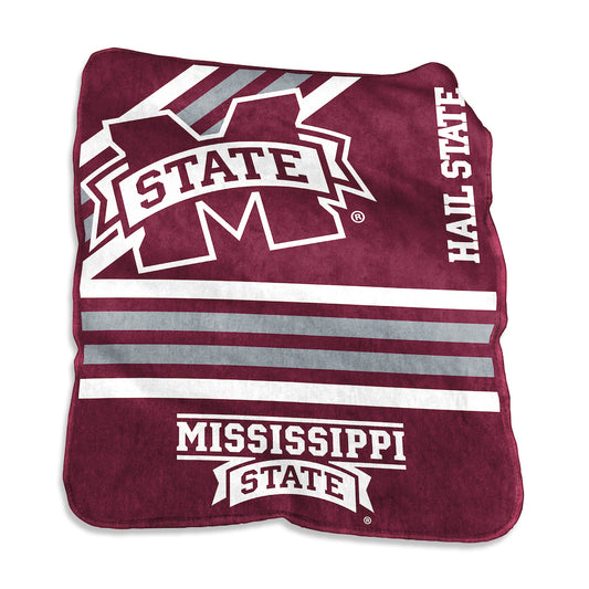 Mississippi State Bulldogs Raschel throw blanket