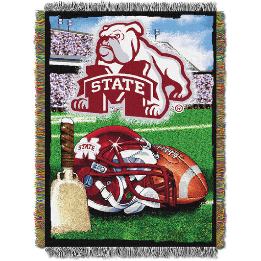 Mississippi State Bulldogs woven home field tapestry