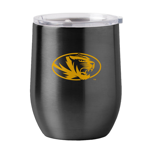 Missouri Tigers stainless steel curved drink tumbler