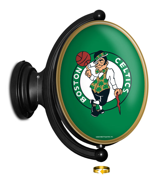 Boston Celtics Oval Rotating Wall Sign