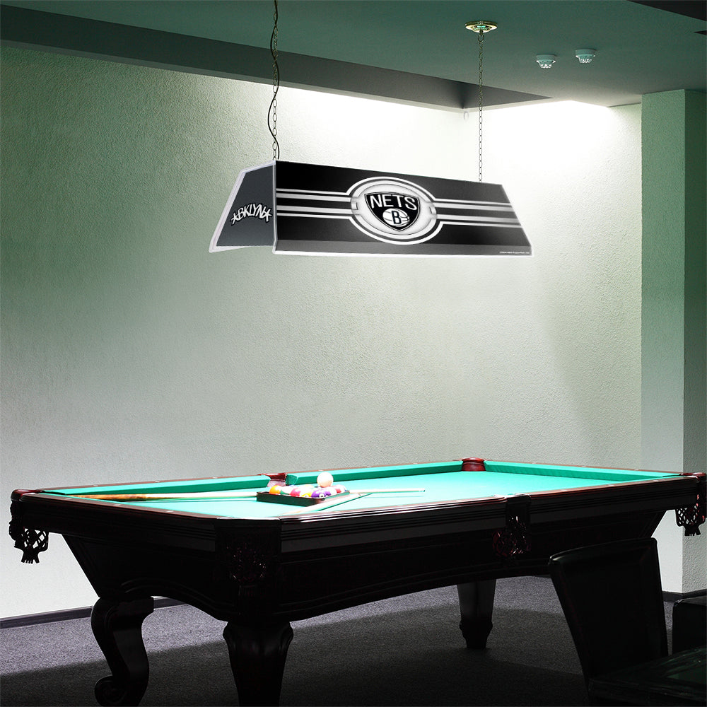 Brooklyn Nets Edge Glow Pool Table Light Room View